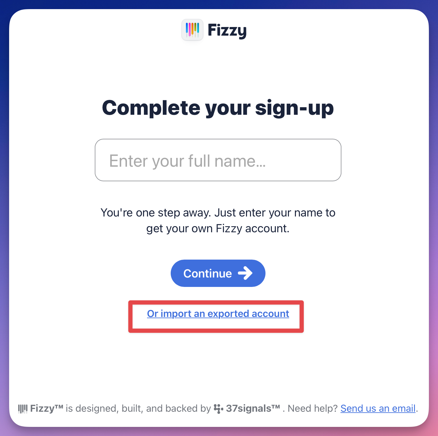 Fizzy or import an exported account.png